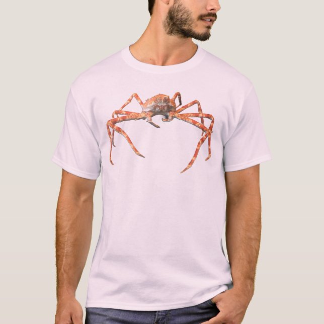 Camiseta Foto de um caranguejo-aranha japonês (Frente)