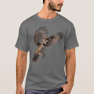 Camiseta Foto de uma linda família de passarinhos