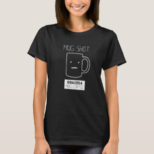 Camiseta Foto de Xícara de Café com Trocadilho
