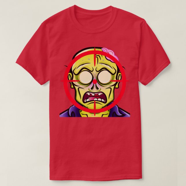 Camiseta foto de zombie (Frente do Design)