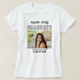 Camiseta Foto do Ano de Formatura Personalizada  Faculdade 
