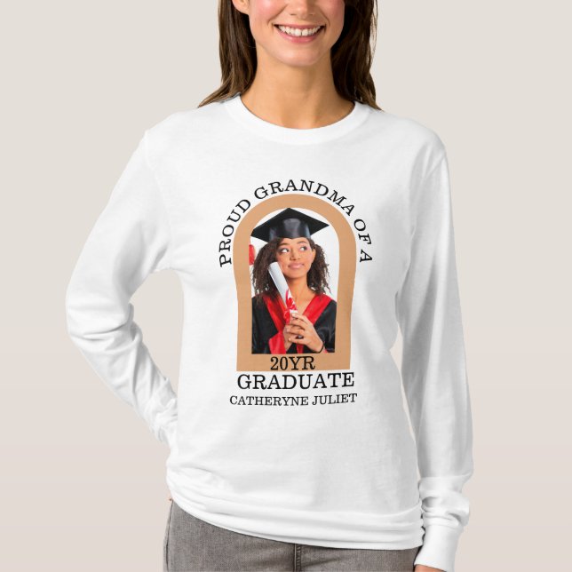 Camiseta Foto do Arco Moderno Personalizada, orgulhosa form (Frente)