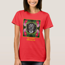 Camiseta Foto do Cosmos Flowers Cria sua própria foto
