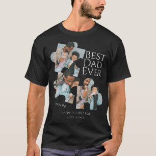 Camiseta Foto do Dia de os pais 3 do melhor Pai
