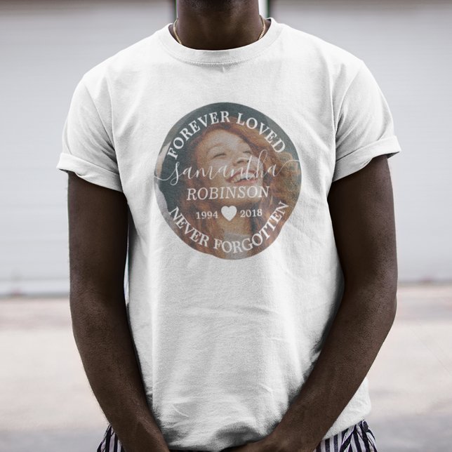 Camiseta Foto do Funeral Memorial Vigil (Criador carregado)