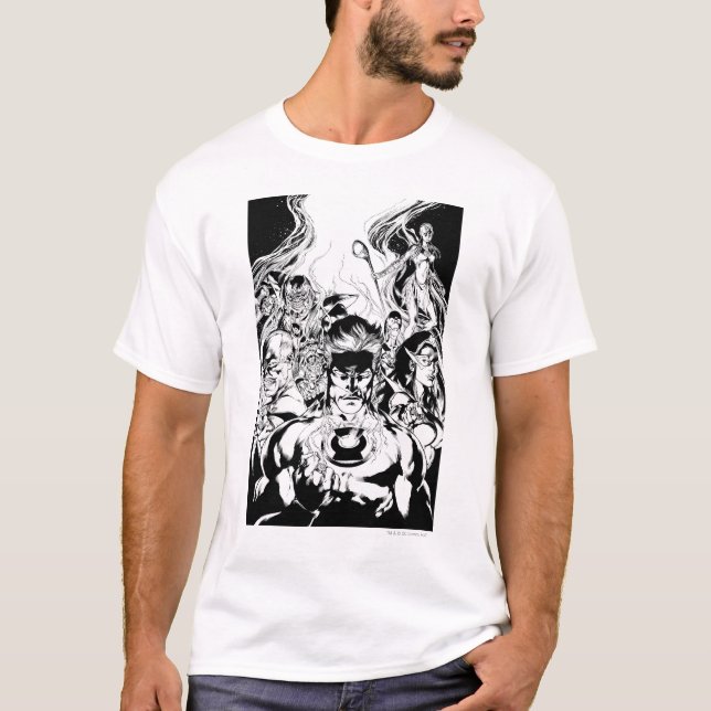 Camiseta Foto do Grupo Lantern Corps (Frente)