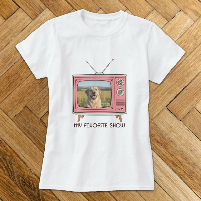 Camiseta Foto do Labrador Retriever – Meu Programa Favorito (Criador carregado)