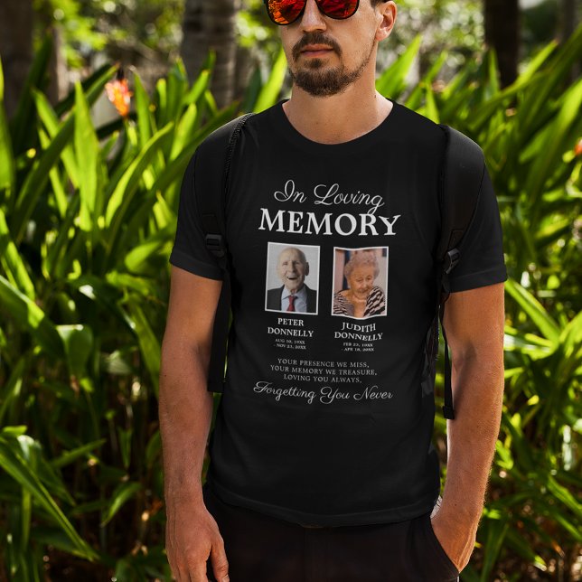 Camiseta Foto do Memorial do Homenagem de 2 Pessoas (Criador carregado)