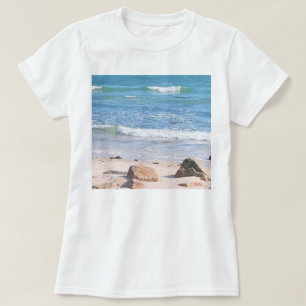 Camiseta Foto do Oceano Atlântico