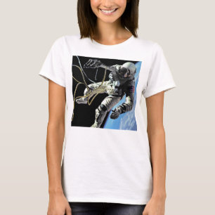 Camiseta Foto do Primeiro Astronauta Americano Spacewalk da