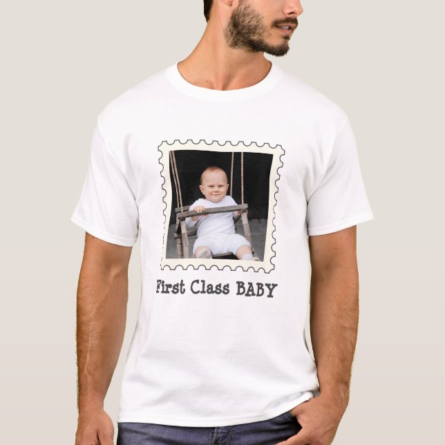 Camiseta Foto do quadrado personalizado Best Baby BABY BABY (Frente)
