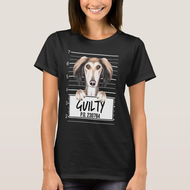 Camiseta Foto do Saluki Culpado (Frente)