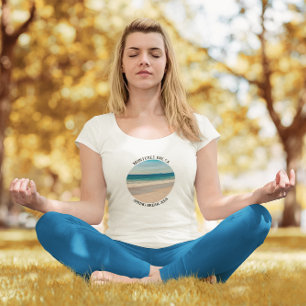 Camiseta Foto do Seu Círculo com Texto em Maiúsculas e Esti