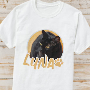Camiseta Foto do Simple Modern Playful Typografia Name