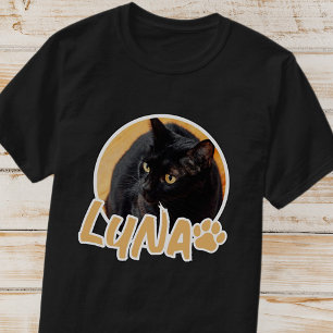 Camiseta Foto do Simple Modern Playful Typografia Name