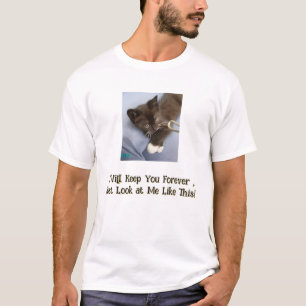 Camiseta Foto do Tomcat, Texto Divertido Frente e Verso,