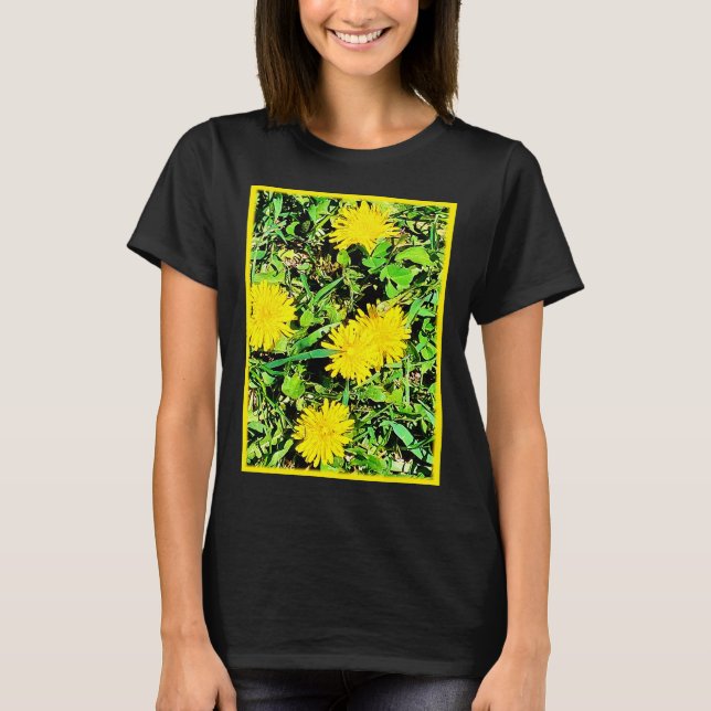 Camiseta Foto dos Dandelions de Montanha. Comprar Agora (Frente)
