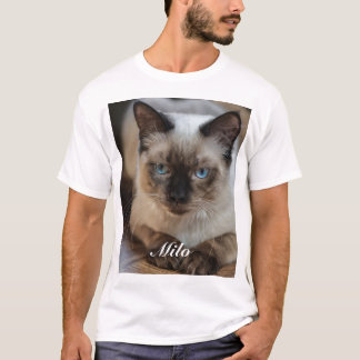 Camiseta Foto e nome personalizados do Cat Ragdoll