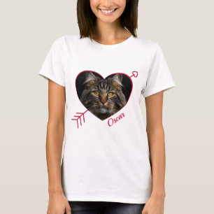 Camiseta Foto e nome personalizados do Pet