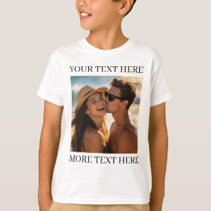 Camiseta Foto e Texto