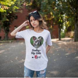 Camiseta Foto e texto personalizado de irmã mais velha