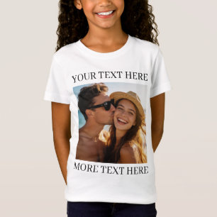 Camiseta Foto e Texto Personalizados