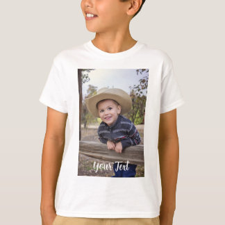 Camiseta Foto e texto personalizados.