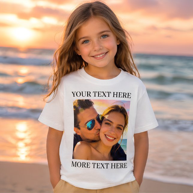 Camiseta Foto e Texto Personalizados (Criador carregado)