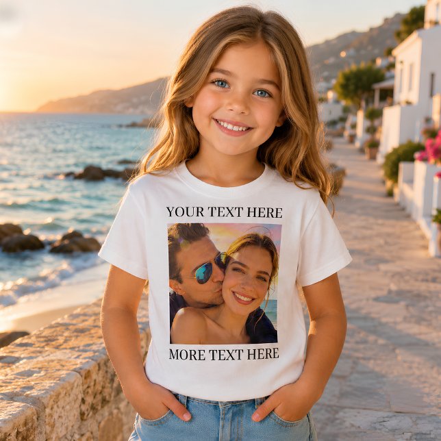 Camiseta Foto e Texto Personalizados (Criador carregado)