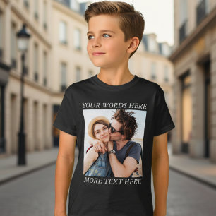 Camiseta Foto e Texto Personalizados