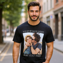 Camiseta Foto e Texto Personalizados