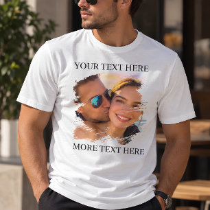 Camiseta Foto e Texto Personalizados