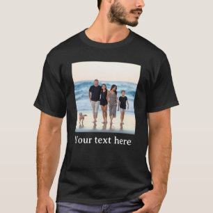 Camiseta Foto e texto personalizados