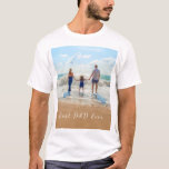 Camiseta Foto e texto personalizados - Melhor PAI de sempre<br><div class="desc">Melhor PAI - Foto e texto personalizados - Único seu próprio Design - Família personalizada/amigos ou presente pessoal - Adicionar seu texto e foto - Redimensionar e mover ou remover elementos / imagem com ferramenta de personalização!
Feliz Dia de os pais :)</div>
