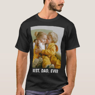 Camiseta Foto e texto personalizados - Melhor Pai de todos