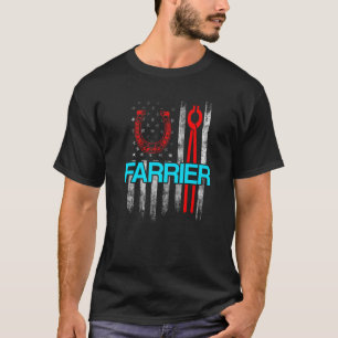 Camiseta Foto em Farrier de Ferradura Hoof Trimming Equine 