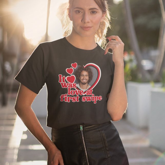 Camiseta Foto engraçada de amor coração  (Criador carregado)