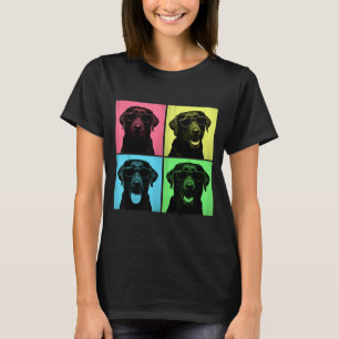 Camiseta Foto engraçada de Labrador preto amante de cão Lab