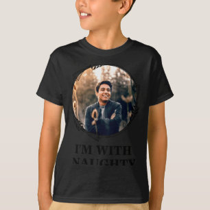 Camiseta Foto engraçada de Natal casal combinando safado bo