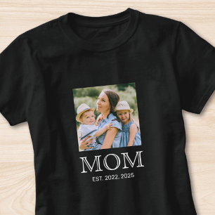 Camiseta Foto Estabelecida pela Mamãe
