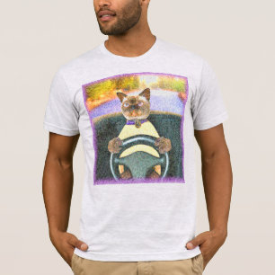 Camiseta Foto "Feline Driver". Compre agora