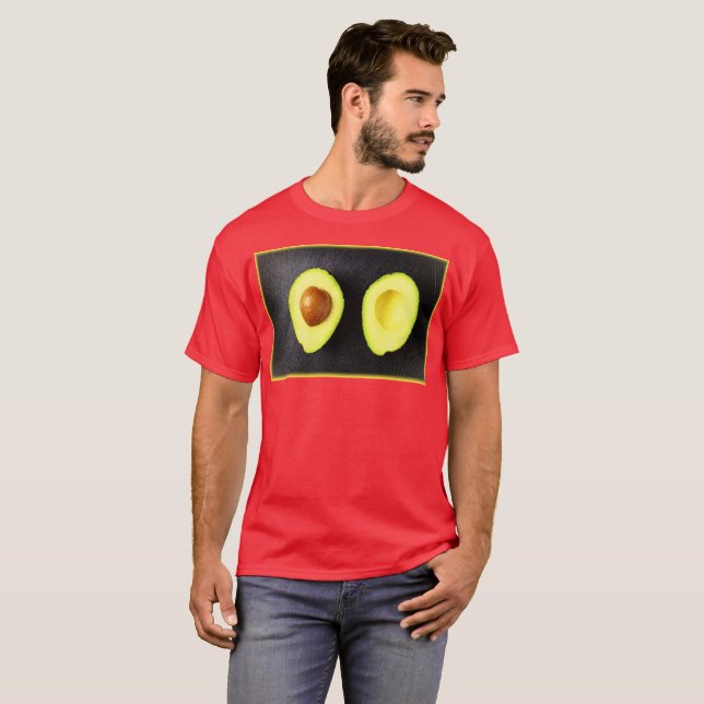Camiseta Foto "Fruta Avocado". Compre agora (Frente Completa)