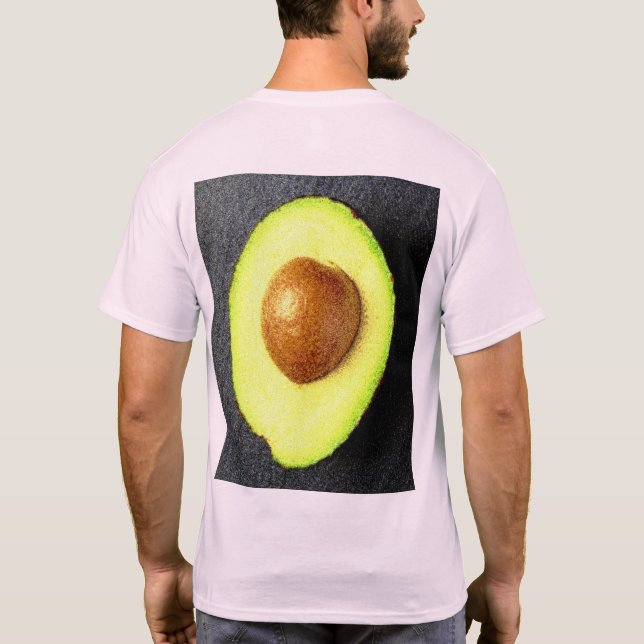Camiseta Foto "Fruta Avocado". Compre agora (Verso)