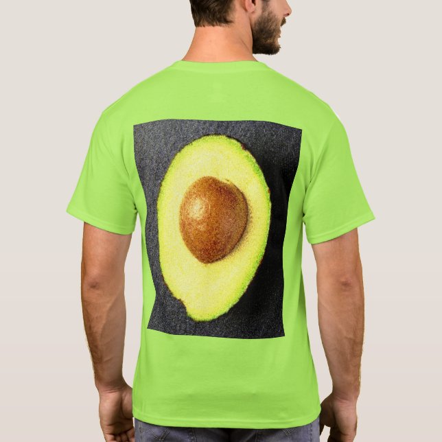 Camiseta Foto "Fruta Avocado". Compre agora (Verso)