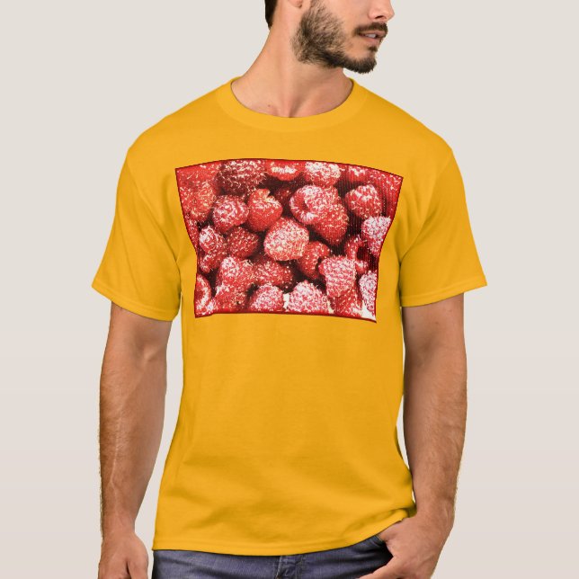 Camiseta Foto "Fruta de framboesas". Compre agora (Frente)