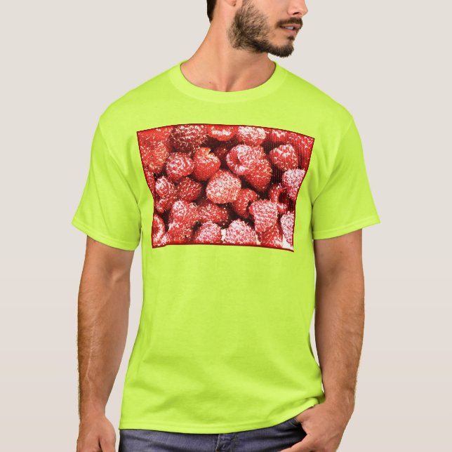 Camiseta Foto "Fruta de framboesas". Compre agora (Frente)