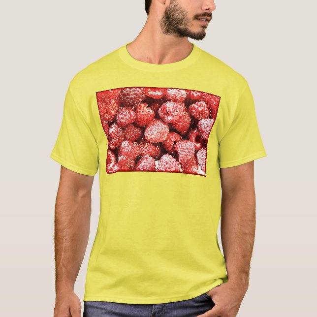 Camiseta Foto "Fruta de framboesas". Compre agora (Frente)