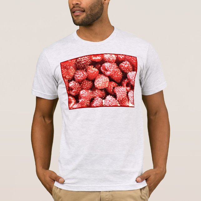 Camiseta Foto "Fruta de framboesas". Compre agora (Frente)