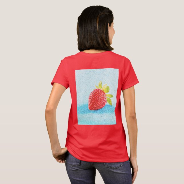 Camiseta Foto "Fruta de Morango". Compre agora (Parte Traseira Completa)