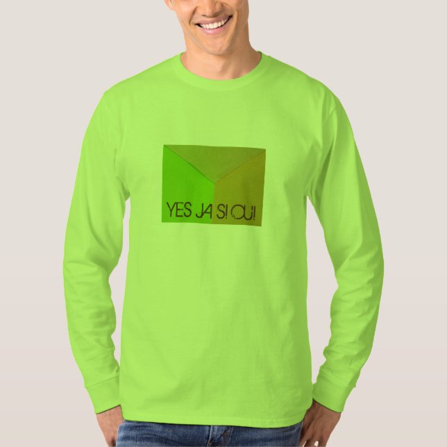 Camiseta Foto Geométrica Moderna Configurativa com qualquer (Frente)